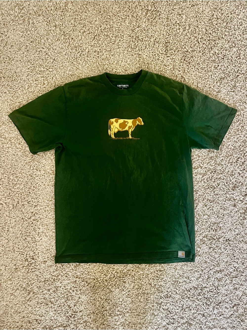 Carhartt WIP Ranch T Shirt in Treehouse Size Large